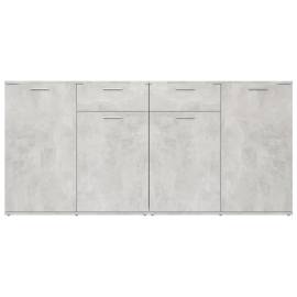 Servantă, gri beton, 160x36x75 cm, pal, 6 image