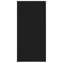 Servantă, negru, 160x36x75 cm, pal, 7 image