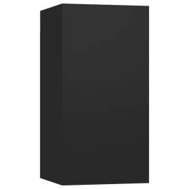 Set de dulapuri tv, 4 piese, negru, pal, 4 image