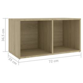 Comode tv,2 buc., stejar sonoma,72x35x36,5 cm, pal, 9 image