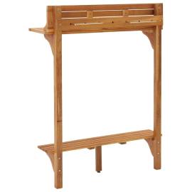 Masă de bar pentru balcon, 90x37x122,5 cm, lemn masiv de acacia, 4 image