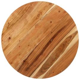 Masă de bistro, Ø70x75 cm, lemn masiv de acacia, rotundă, 3 image