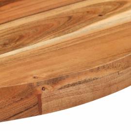 Masă de bistro, Ø70x75 cm, lemn masiv de acacia, rotundă, 4 image