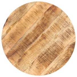 Masă de bistro, Ø80 x 75 cm, lemn de mango nefinisat, rotund, 3 image