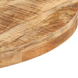 Masă de bistro, Ø80 x 75 cm, lemn de mango nefinisat, rotund, 4 image