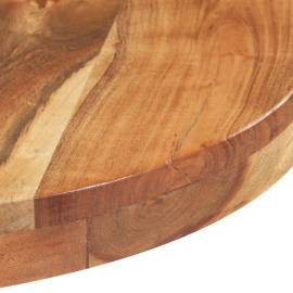 Masă de bistro, Ø80x75 cm, rotund, lemn masiv de acacia, 4 image