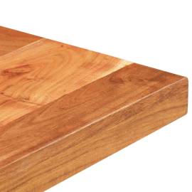 Masă de bistro, pătrat, 80x80x75 cm, lemn masiv de acacia, 4 image