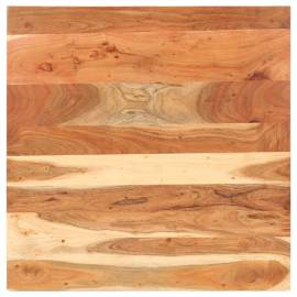 Masă de bistro, pătrat, 80x80x75 cm, lemn masiv de acacia, 3 image