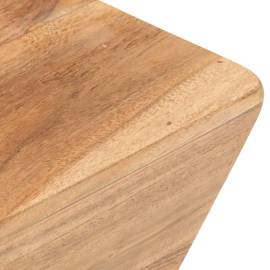 Masă de cafea în formă de v, 66x66x30 cm, lemn masiv de acacia, 4 image