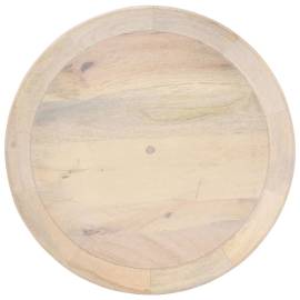 Masă laterală, Ø50 x 55 cm, lemn masiv de mango, 2 image
