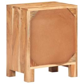 Noptieră, 40x30x50 cm, lemn masiv de acacia, 5 image
