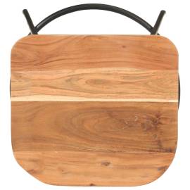 Taburete de bar, 4 buc., lemn masiv de acacia, 6 image
