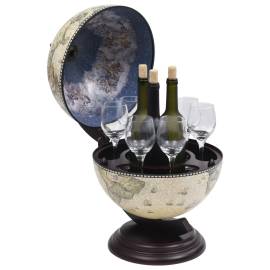Bar tip glob pământesc stativ sticle vin, verde, eucalipt, 2 image