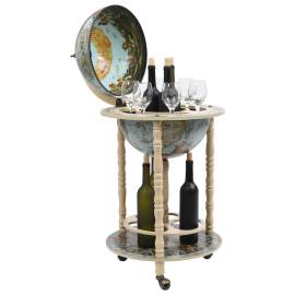 Bar tip glob pământesc suport sticle de vin, albastru, eucalipt, 2 image