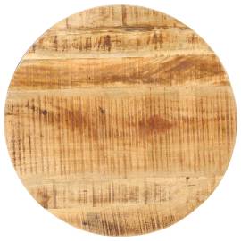 Măsuță de cafea, Ø68x43 cm, lemn de mango nefinisat, 4 image
