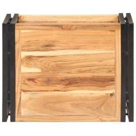 Masă laterală, 40 x 30 x 40 cm, lemn masiv de acacia, 3 image