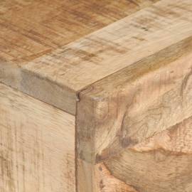 Masă laterală, 40 x 30 x 50 cm, lemn masiv de mango nefinisat, 2 image