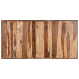 Masă de bucătărie, 160x80x75 cm, lemn masiv cu finisaj sheesham, 4 image