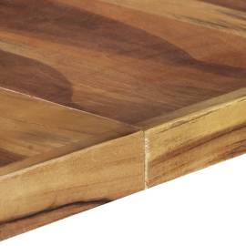 Masă de sufragerie, 140x140x75 cm, lemn masiv, finisaj sheesham, 5 image