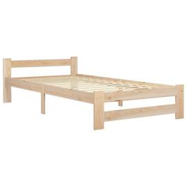Cadru de pat, 100 x 200 cm, lemn masiv de pin, 2 image
