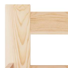 Cadru de pat, 100 x 200 cm, lemn masiv de pin, 5 image