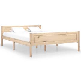 Cadru de pat, 140x200 cm, lemn de pin masiv