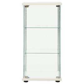 Dulap depozitare, alb, sticlă securizată, 2 image