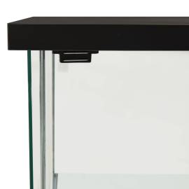 Dulap depozitare, negru, sticlă securizată, 4 image