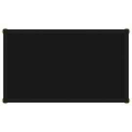 Masă consolă, negru, 60 x 35 x 75 cm, sticlă securizată, 4 image