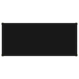 Masă consolă, negru, 80 x 35 x 75 cm, sticlă securizată, 4 image
