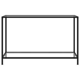 Masă consolă, transparent, 120 x 35 x 75 cm, sticlă securizată, 2 image