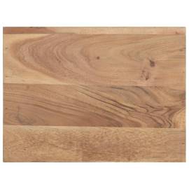 Noptieră, 40x30x50 cm, lemn masiv de acacia cu margini vii, 7 image