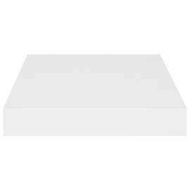 Raft de perete suspendat, alb, 23x23,5x3,8 cm, mdf, 4 image