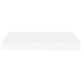 Raft de perete suspendat, alb, 40x23x3,8 cm, mdf, 4 image