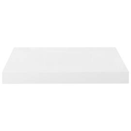 Rafturi de perete, 4 buc., alb extralucios, 40x23x3,8 cm, mdf, 5 image
