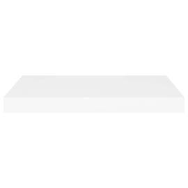 Raft de perete suspendat, alb, 60x23,5x3,8 cm, mdf, 4 image