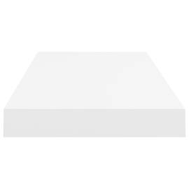 Raft de perete suspendat, alb, 60x23,5x3,8 cm, mdf, 5 image