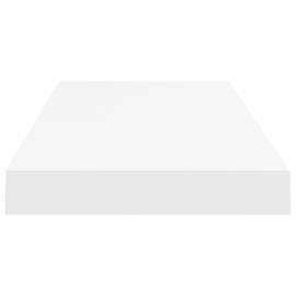 Rafturi de perete suspendate, 4 buc., alb, 60x23,5x3,8 cm, mdf, 6 image