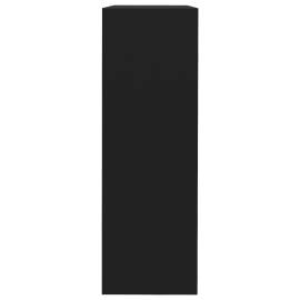 Rafturi cub de perete, 3 buc., negru, mdf, 8 image