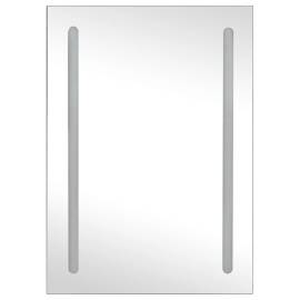 Dulap de baie cu oglindă și led-uri, 50x13x70 cm, 4 image