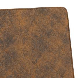 Scaun tip consolă, maro, material textil, 6 image