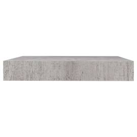 Rafturi perete suspendate 4 buc. gri beton 23x23,5x3,8 cm mdf, 6 image