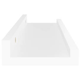 Rafturi de perete, 4 buc., alb, 40x9x3 cm, 7 image