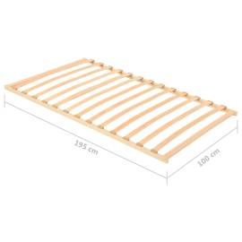 Bază de pat cu șipci, 13 șipci, 100x200 cm, 7 image