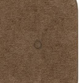 Scaun de relaxare cu taburet, gri taupe, textil, 9 image