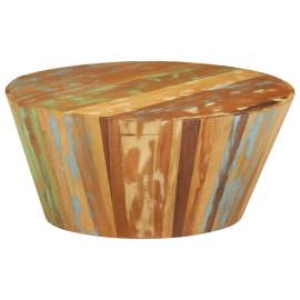 Măsuță de cafea, Ø65x31 cm, lemn masiv reciclat, 10 image