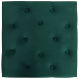 Taburet, verde închis, 60x60x36 cm, catifea, 6 image