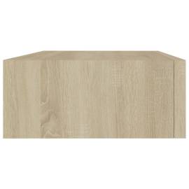 Dulap de perete cu sertar, stejar, 40x23,5x10 cm, mdf, 5 image