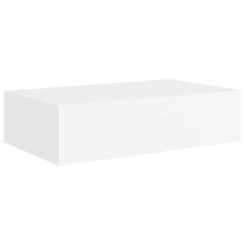Dulap de perete cu sertare, 2 buc., alb, 40x23,5x10 cm, mdf, 2 image