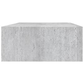 Dulap de perete cu sertare, gri beton, 40x23,5x10 cm, mdf, 5 image